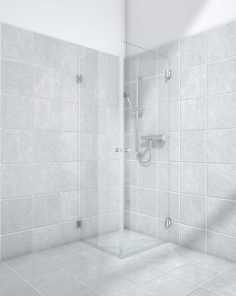 Eckdusche mit Eckeinstieg Smart