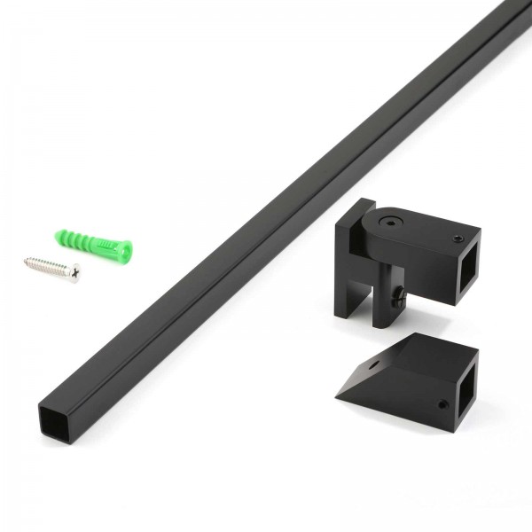 Fixum Stabilisationsstange Eckig, Glas-Wand, 45°
