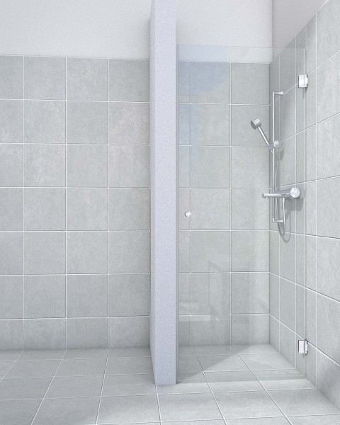 Nischendusche Door
