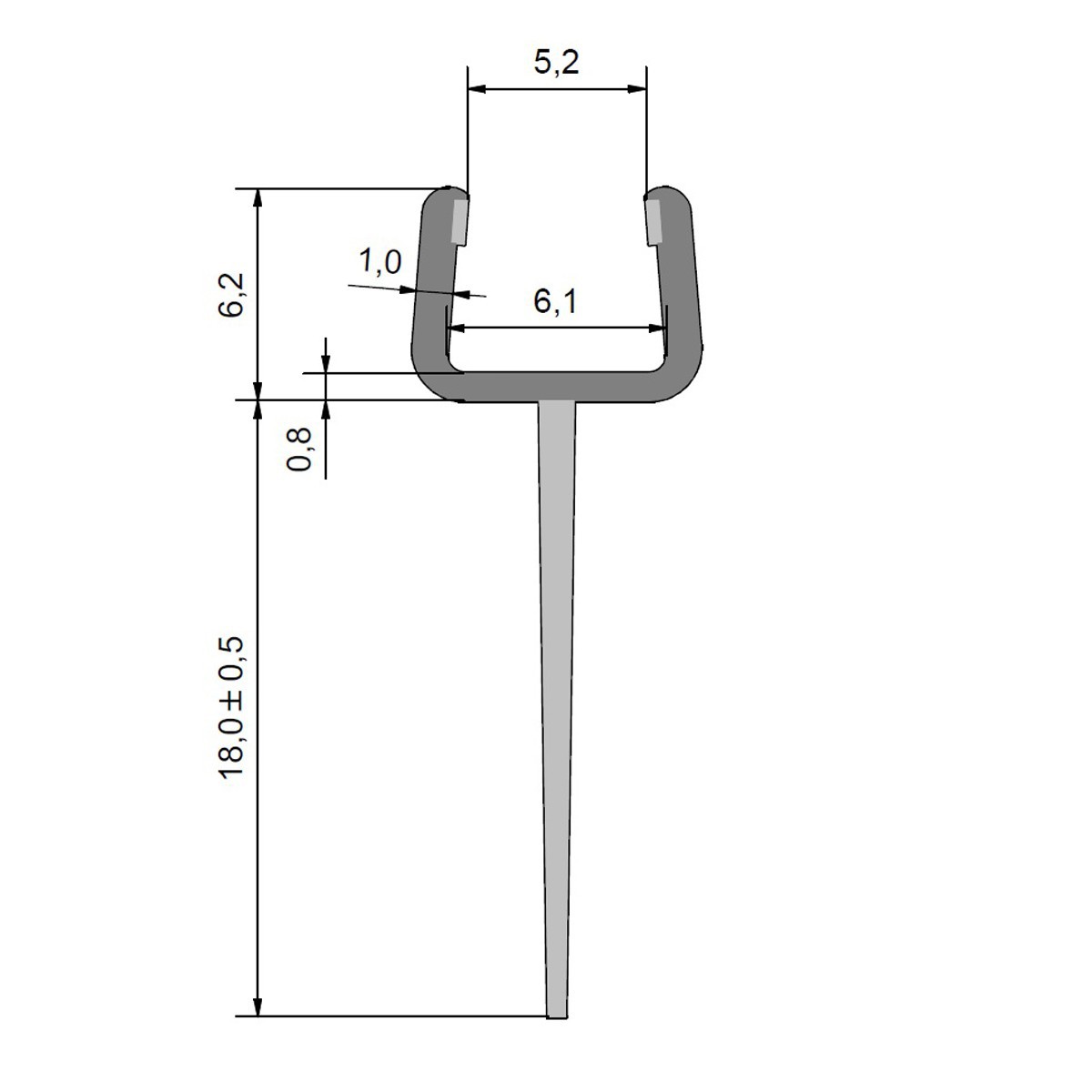 Wasserabweisprofil Für Duschglas 6-8mm - 1000mm Transparente Dichtung